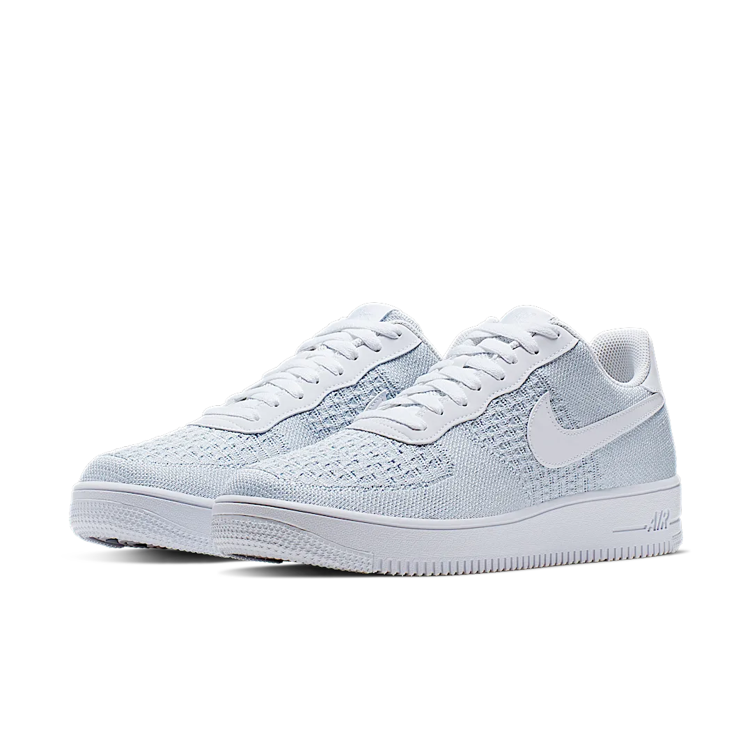 Nike Air Force 1 Flyknit 2 White Pure Platinum, White/Pure Platinum-Pure Platinum-White (AV3042-100)