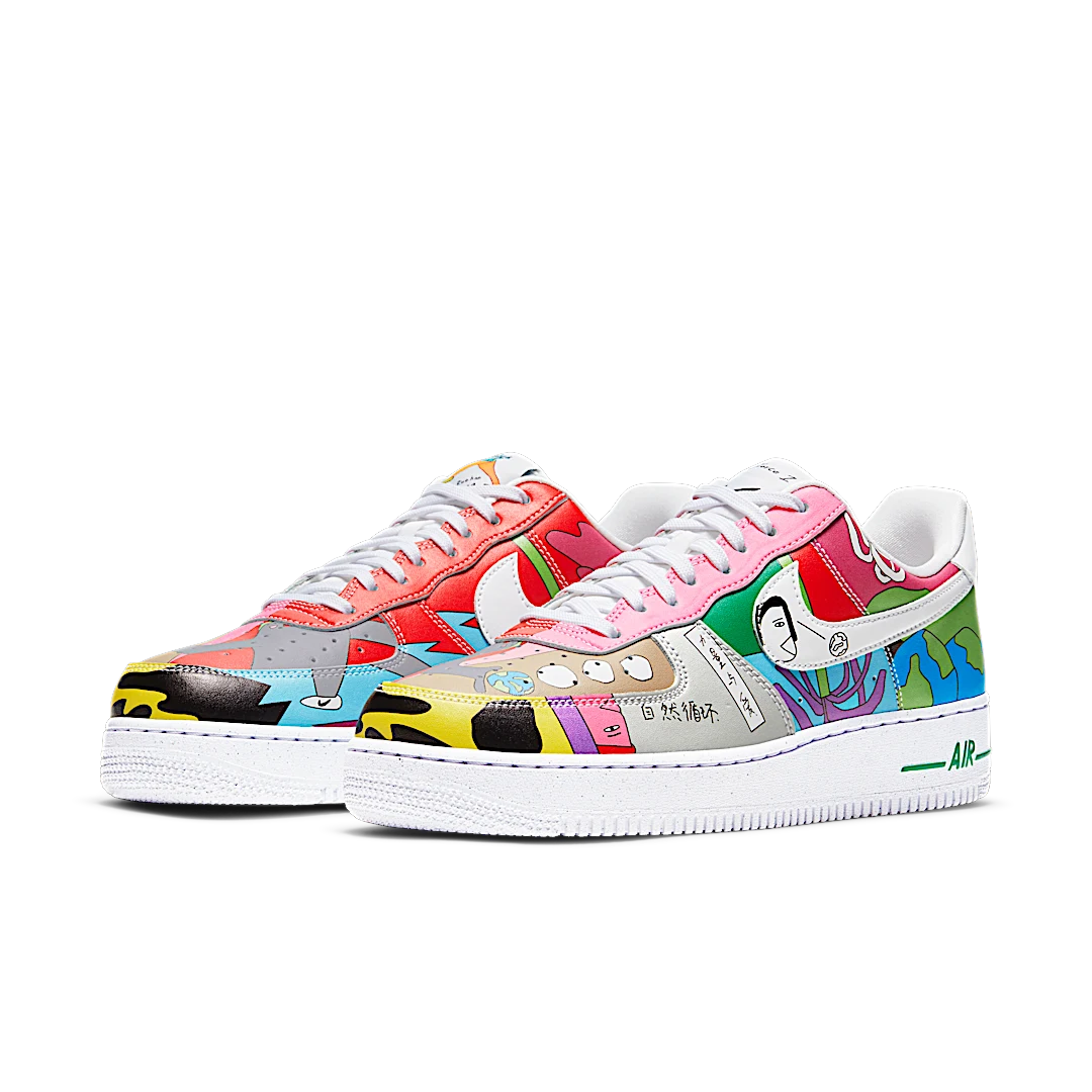 Nike Air Force 1 Flyleather Ruohan Wang, Multi-Color/Multi-Color (CZ3990-900)