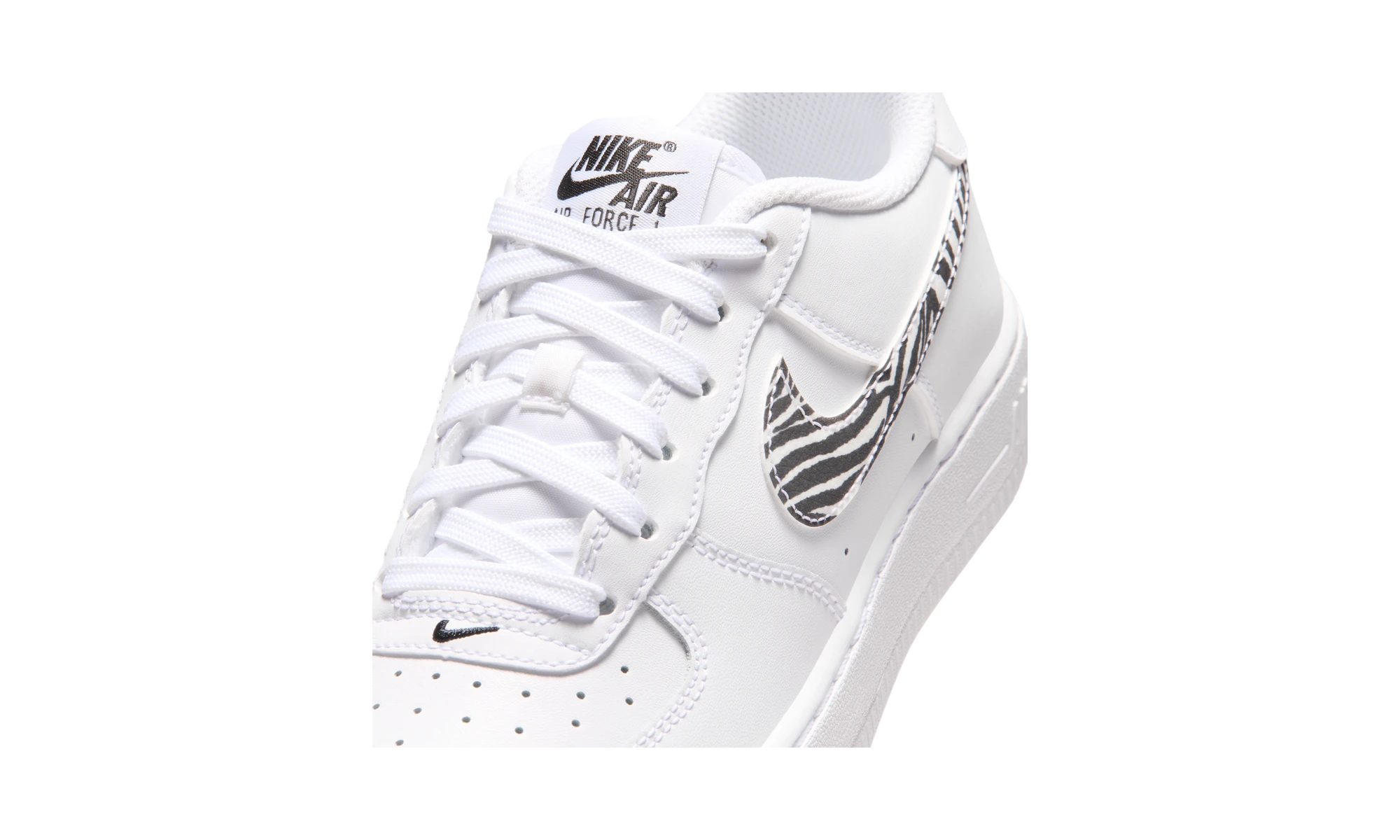 Nike Air Force 1 GS Zebra Swoosh