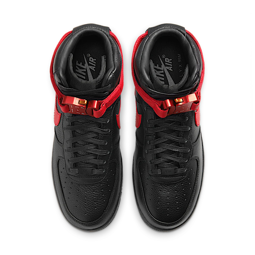 Nike Air Force 1 High 1017 ALYX 9SM Black Red, Black/Red (CQ4018-004)