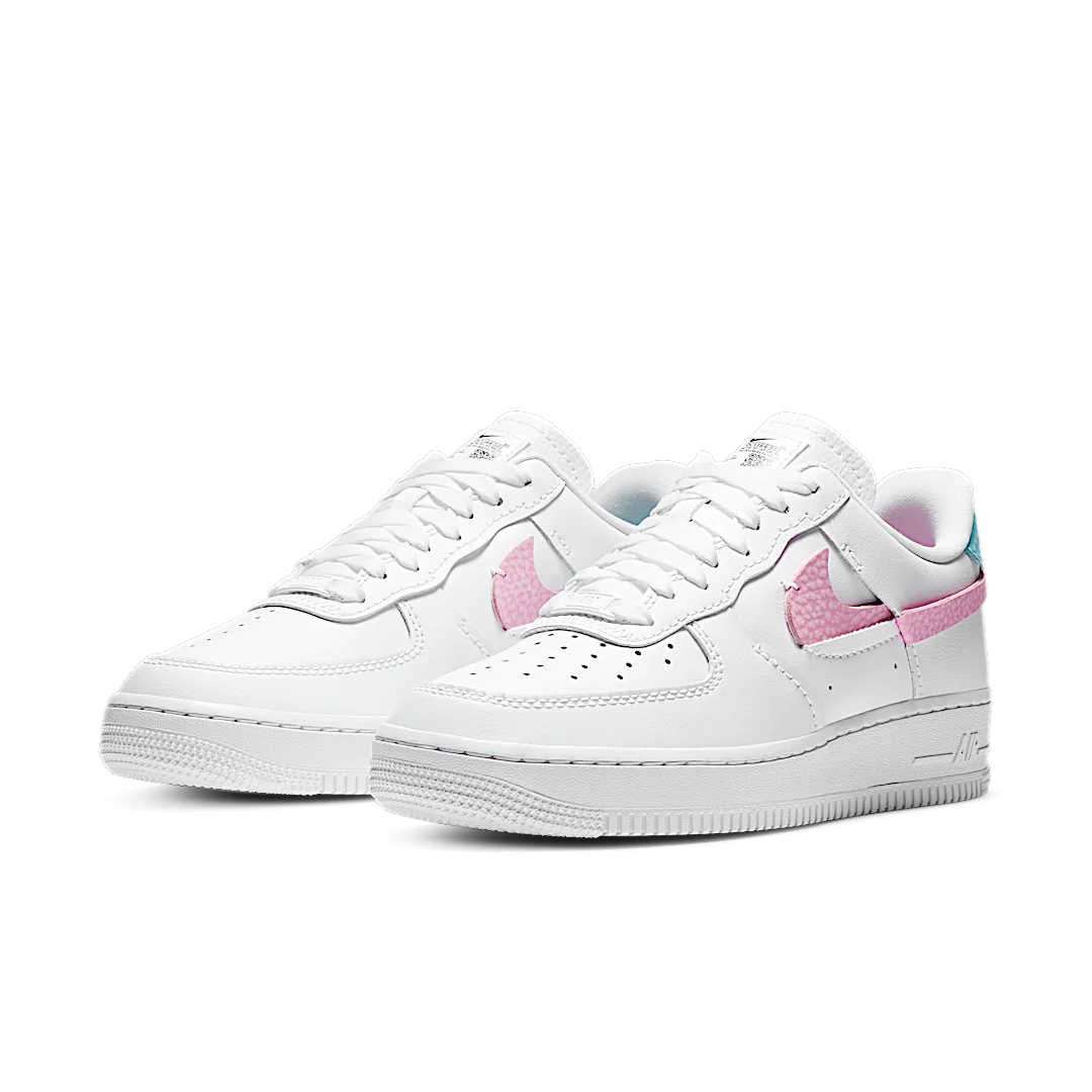 Nike Air Force 1 LXX White Pink Aqua, White/Pink Rise-Bleached Aqua (DC1164-101)