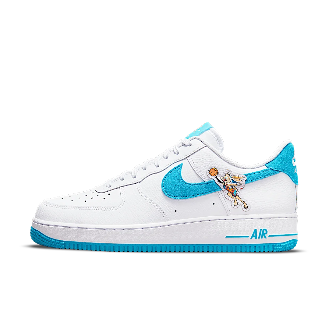 Nike Air Force 1 Low Hare Space Jam, White/Light Blue Fury-White (DJ7998-100)