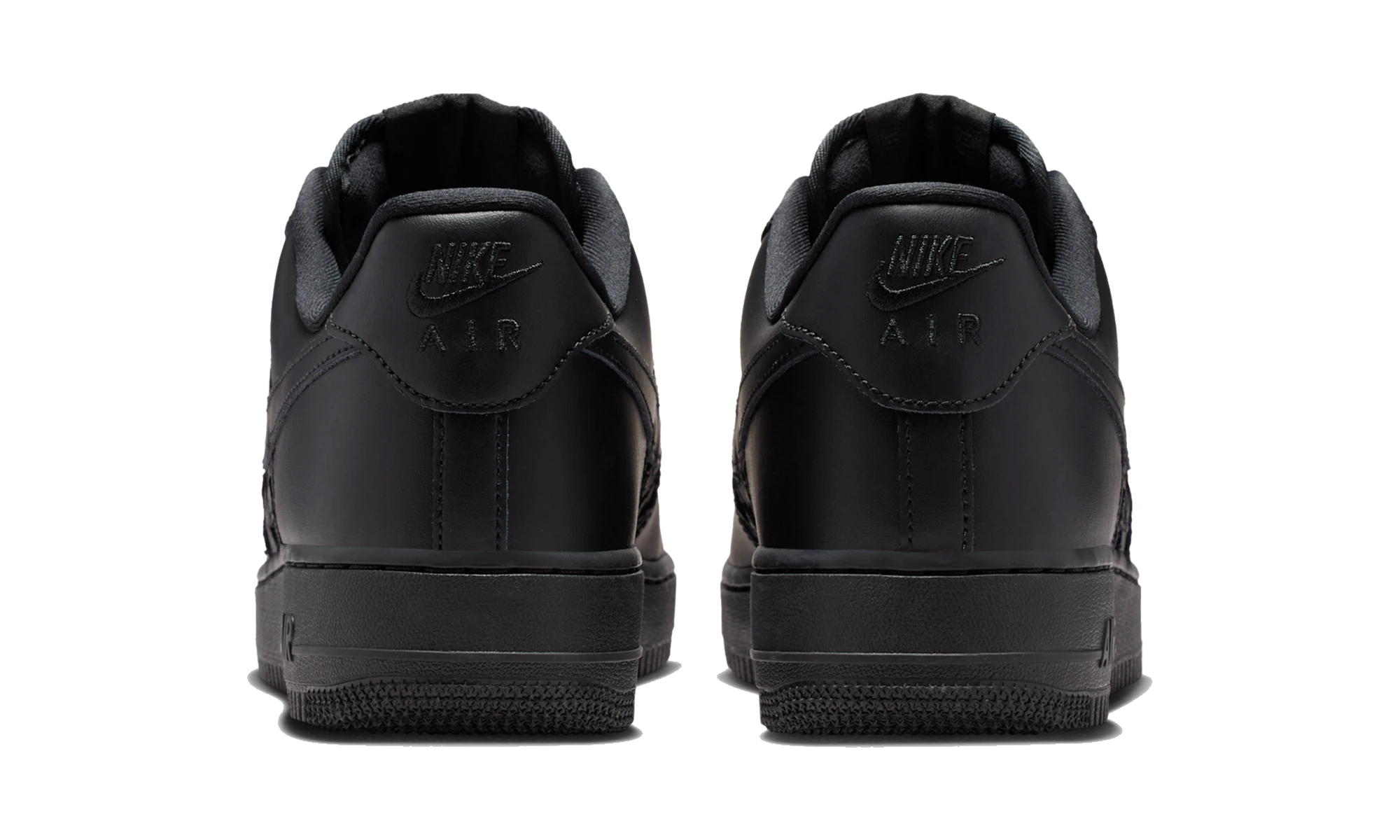 Nike Air Force 1 Low LV8 Triple Black Stars