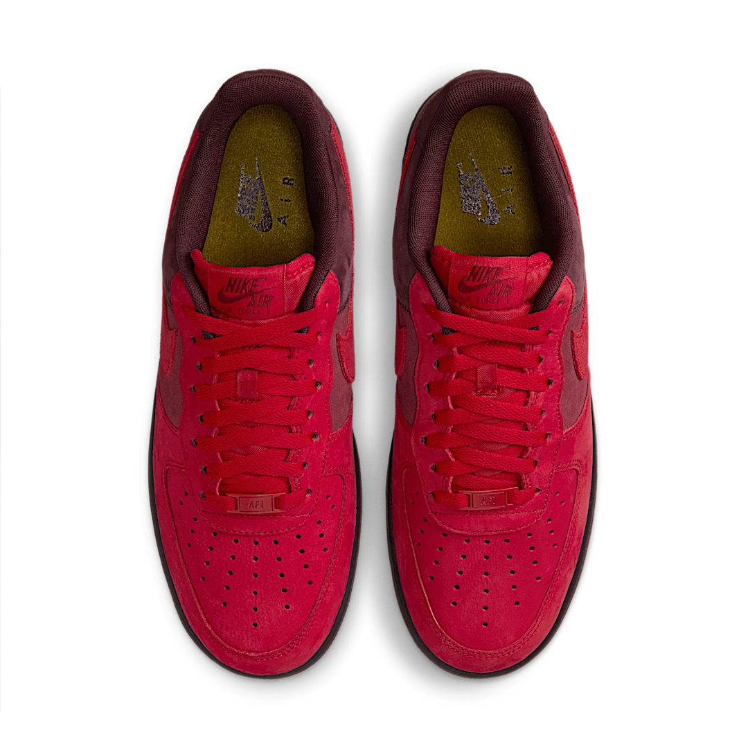 Nike Air Force 1 Low Layers of Love, University Red/Burgundy Crush-Gym Red-Team Red-Pacific Moss (FZ4033-657)