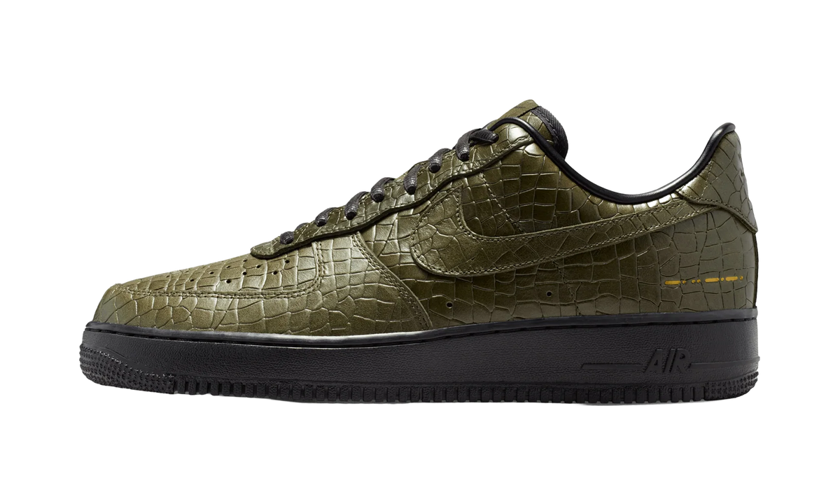 Nike Air Force 1 Low Morse Code Cargo Khaki Croc