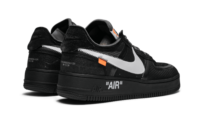 Nike Air Force 1 Low Off-White Black White, Black/White-Cone-Black (AO4606-001)