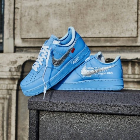 Nike Air Force 1 Low Off-White MCA University Blue, University Blue/Metallic Silver-White (CI1173-400)