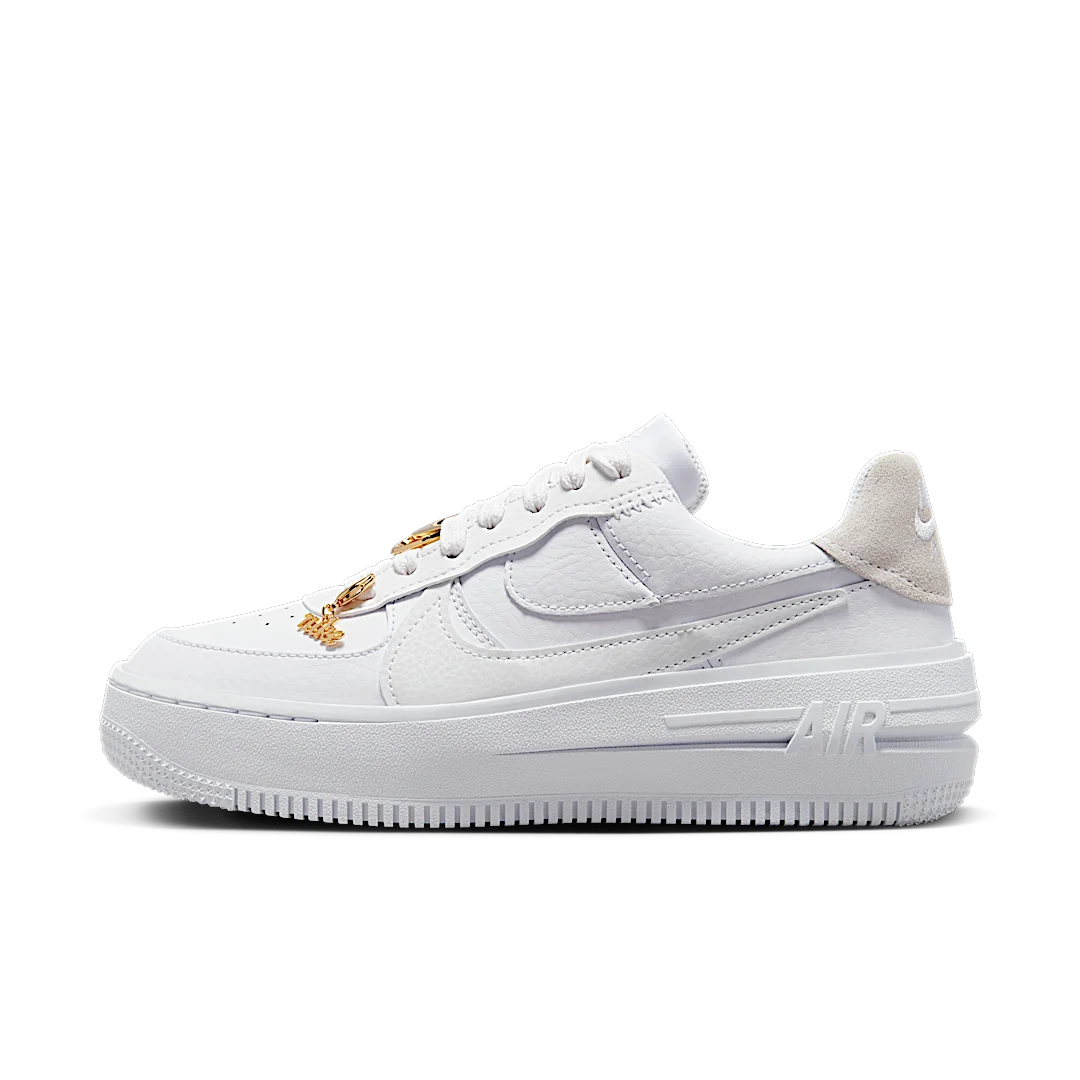 Nike Air Force 1 Low PLT.AF.ORM Bling White Metallic Gold, White/Metallic Gold/Summit White (FB8473-100)