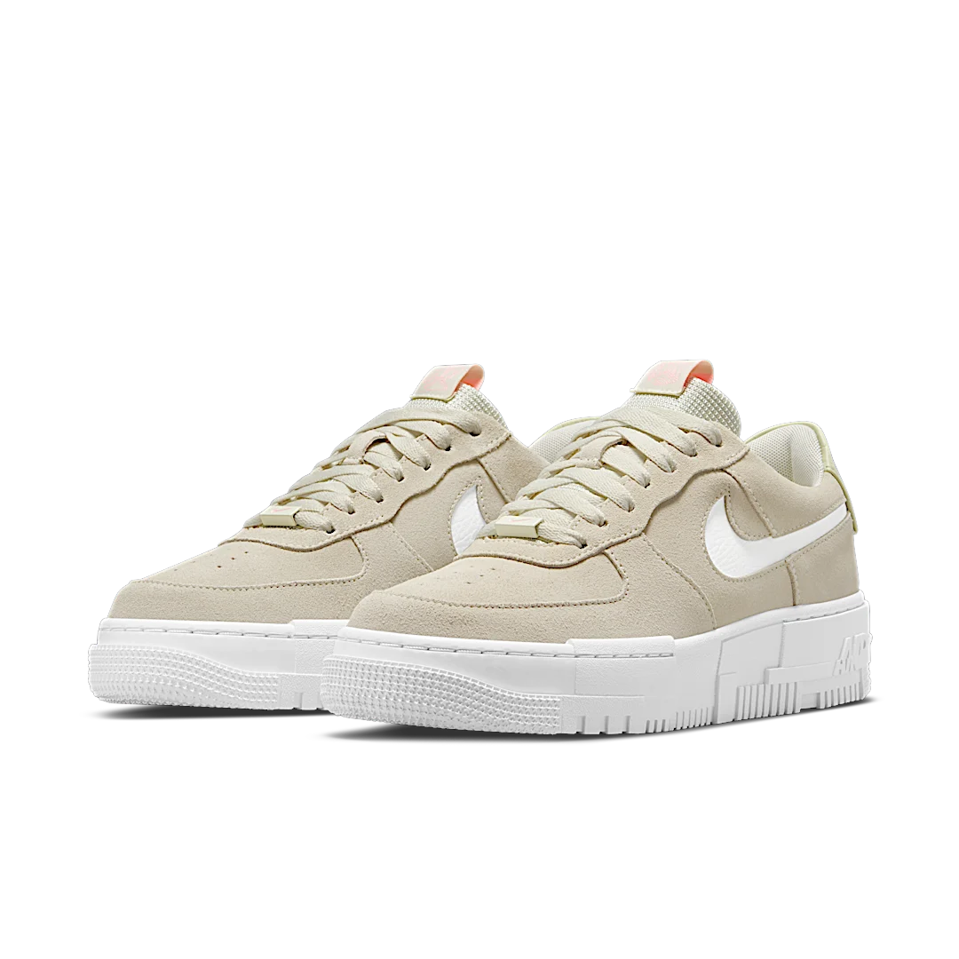 Nike Air Force 1 Low Pixel Olive Aura, White/Sea Glass-Arctic Punch-Olive Aura (DM3014-100)