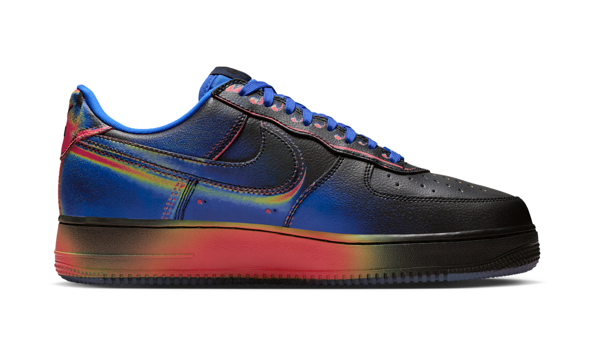 Nike Air Force 1 Low Retro Heat Map Black Racer Blue