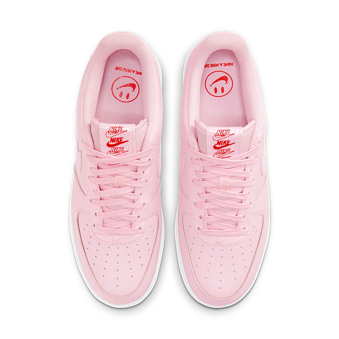 Nike Air Force 1 Low Rose Pink, Pink Foam/White/University Red-Pine Green (CU6312-600)