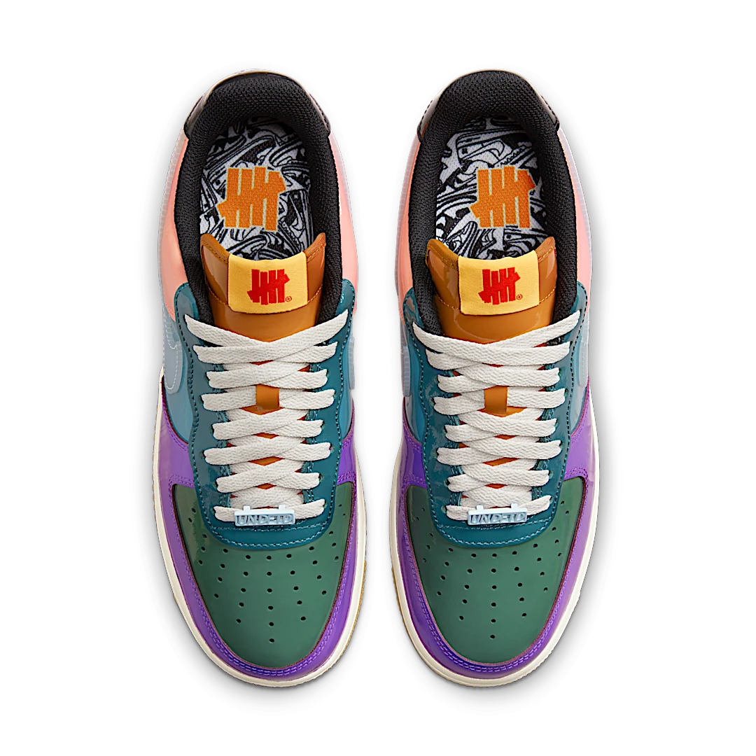 Nike Air Force 1 Low SP Undefeated Multi-Patent Wild Berry, Celestine Blue/Sail/Gum-Multi-Color (DV5255-500)