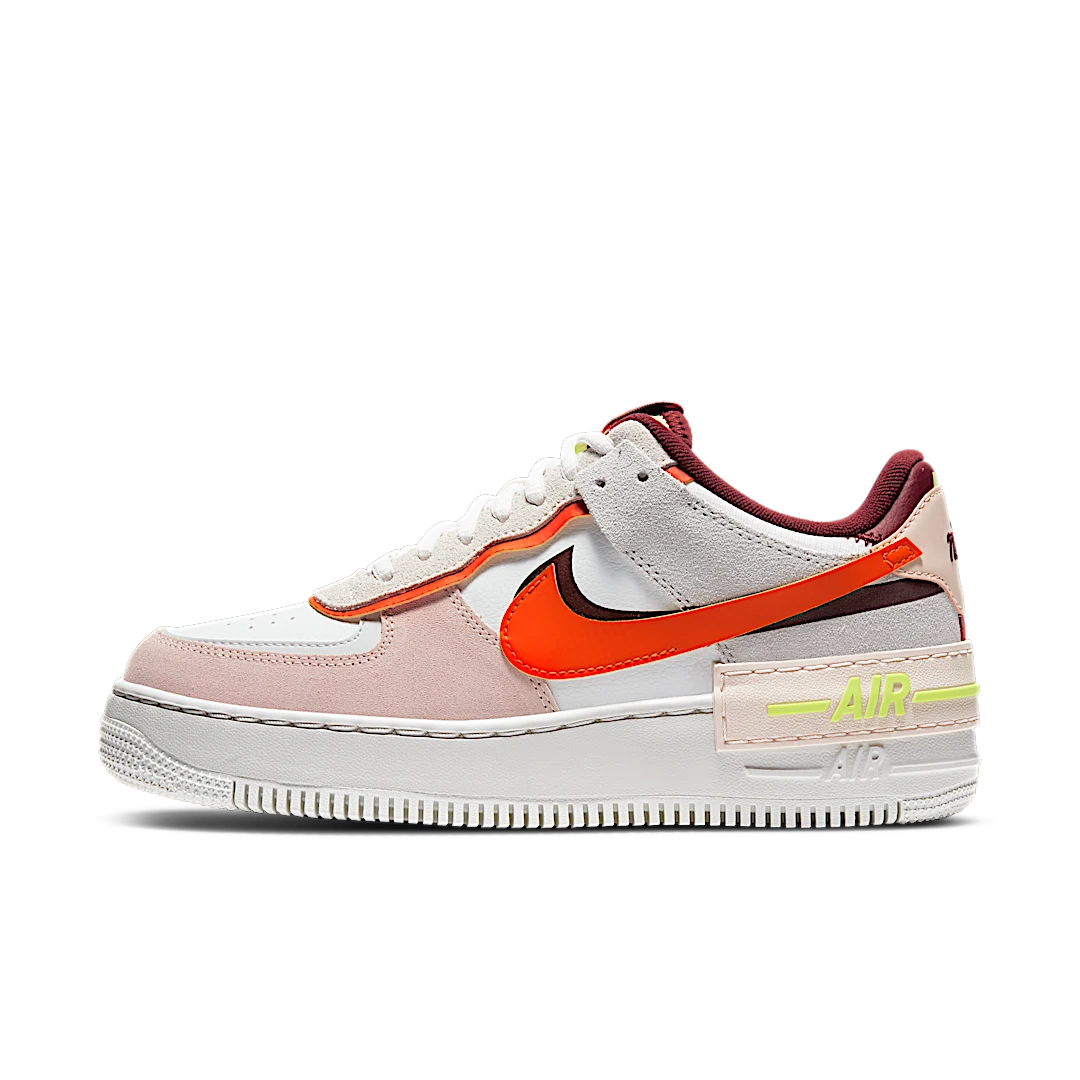 Nike Air Force 1 Low Shadow Orange Pearl, Team Red/Orange-Orange Pearl-Volt (CU8591-600)