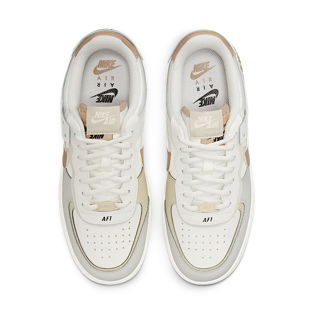 Nike Air Force 1 Low Shadow Sail Fossil Light Bone, Sail/Fossil/Light Bone/Hemp (CI0919-116)