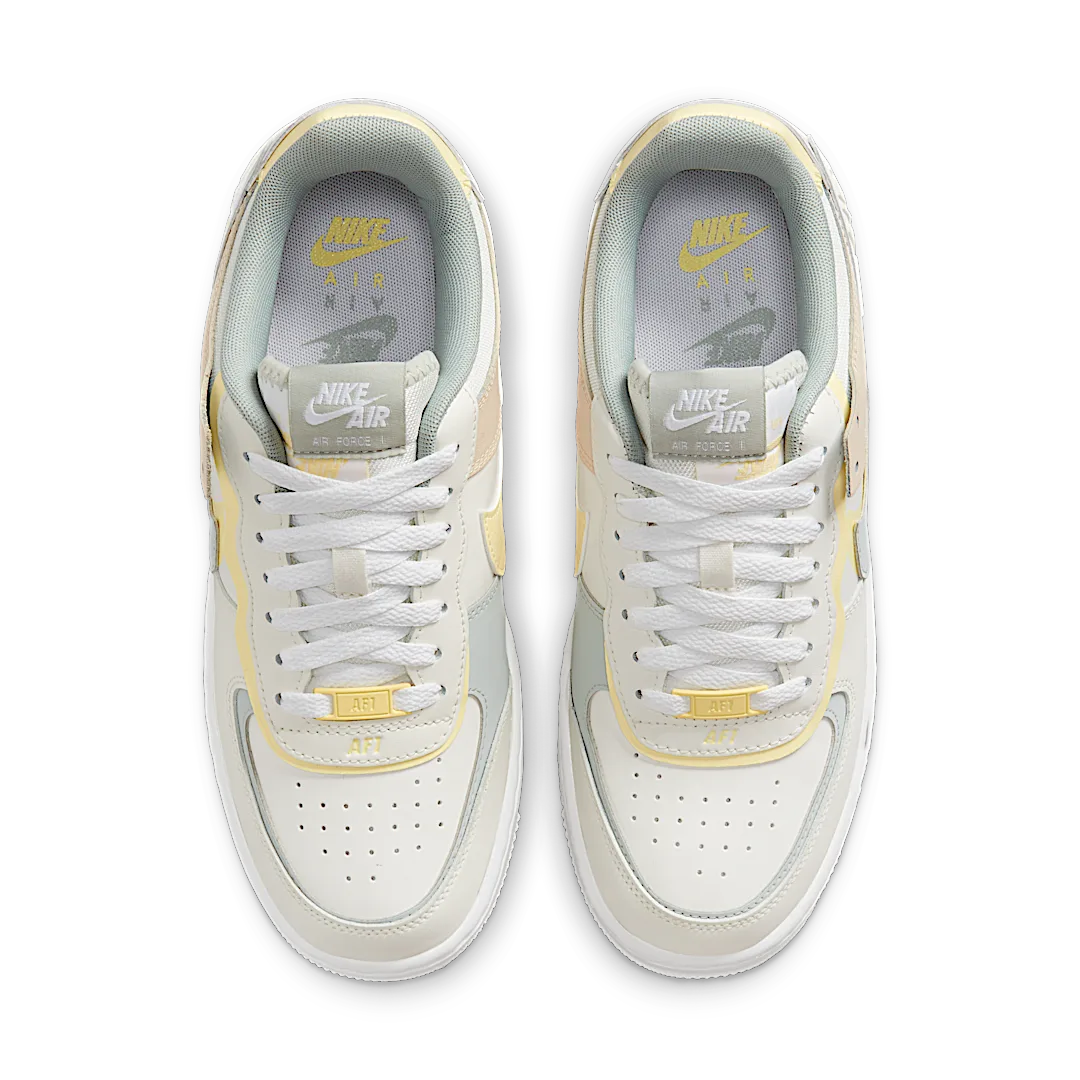 Nike Air Force 1 Low Shadow Sail Light Silver Citron Tint, Sail/Light Silver-Citron Tint (DR7883-101)