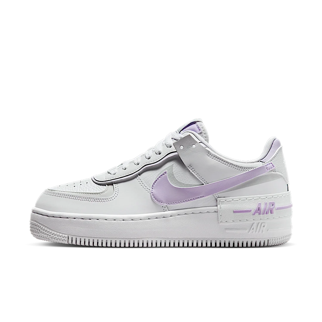 Nike Air Force 1 Low Shadow White Lilac Bloom, White/Photon Dust/White/Lilac Bloom (FN6335-102)