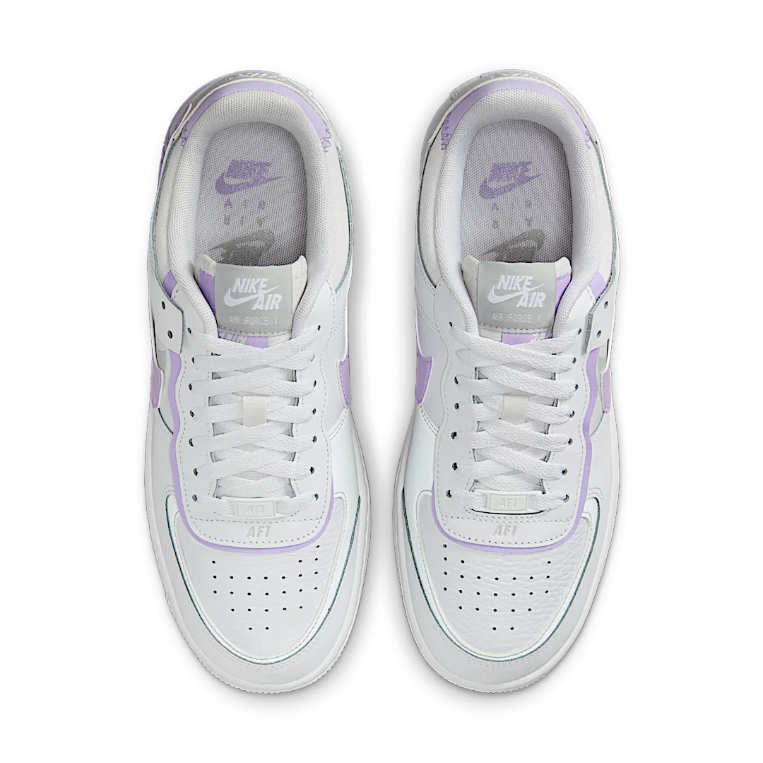 Nike Air Force 1 Low Shadow White Lilac Bloom, White/Photon Dust/White/Lilac Bloom (FN6335-102)