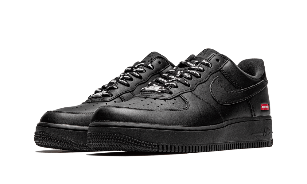 Nike Air Force 1 Low Supreme Black, Black/Black-Black (CU9225-001)