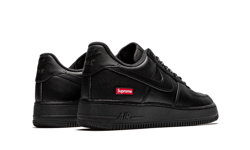 Nike Air Force 1 Low Supreme Black, Black/Black-Black (CU9225-001)