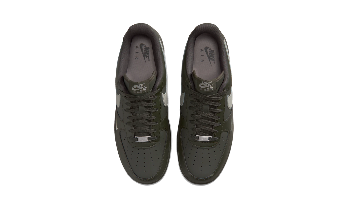 Nike Air Force 1 Low '07 Carbon Fiber Swoosh Newsprint College Grey