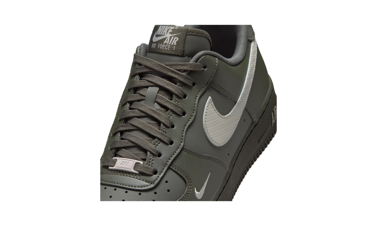 Nike Air Force 1 Low '07 Carbon Fiber Swoosh Newsprint College Grey