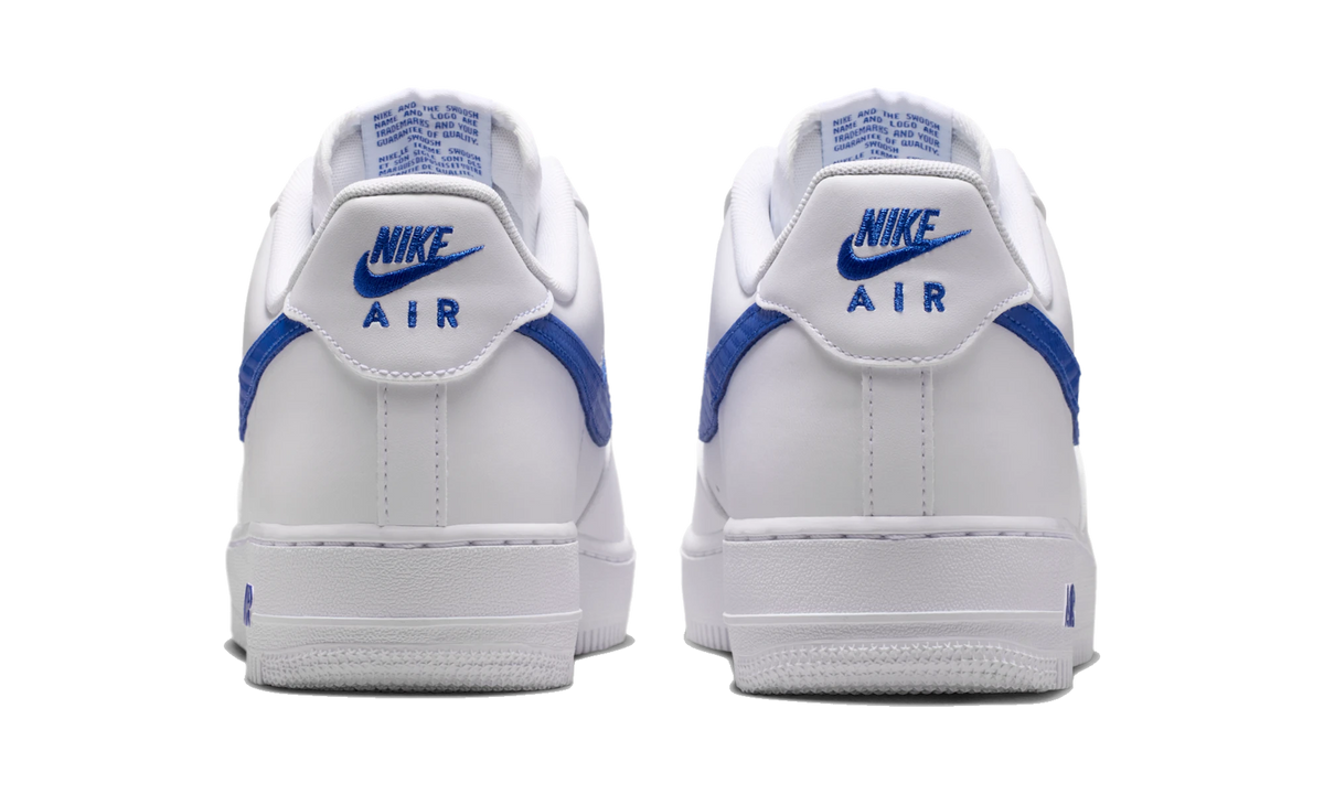 Nike Air Force 1 Low '07 Carbon Fiber Swoosh White Game Royal
