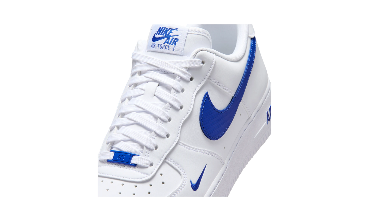 Nike Air Force 1 Low '07 Carbon Fiber Swoosh White Game Royal