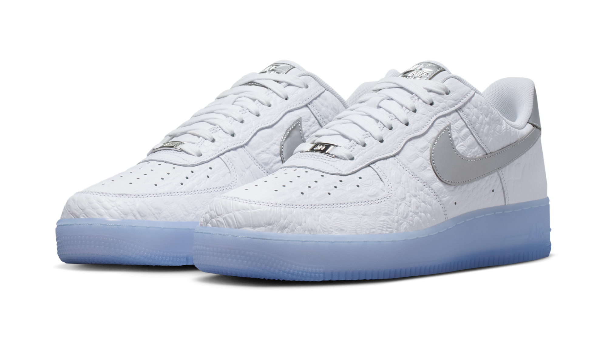 Nike Air Force 1 Low '07 Crocodile White Blue Tint