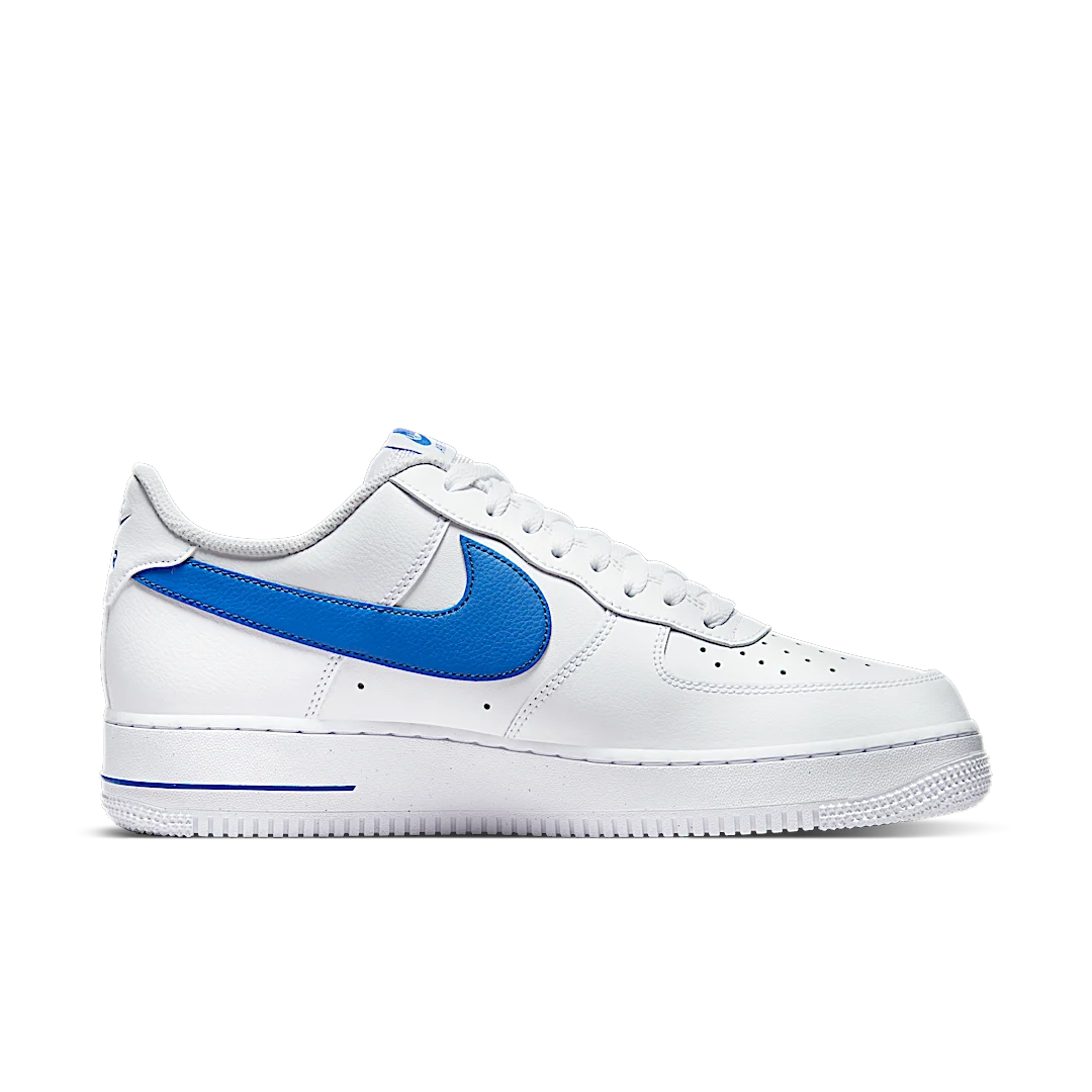 Nike Air Force 1 Low '07 FM Cut Out Swoosh White Game Royal, White/Game Royal (DR0143-100)