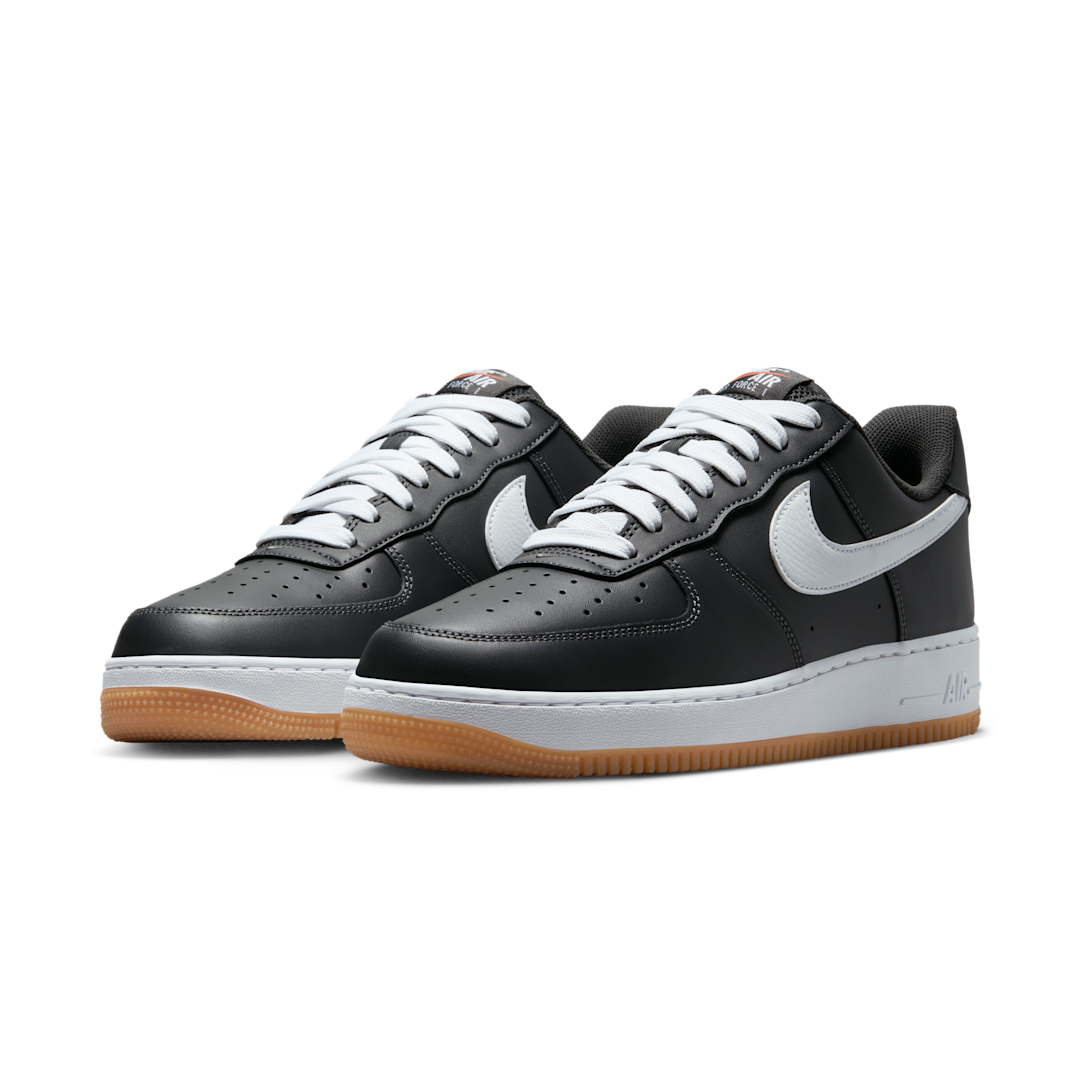 Nike Air Force 1 Low '07 LV8 Anthracite Gum, Anthracite/Gum Yellow/Safety Orange/White (II7630-001)