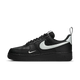 Nike Air Force 1 Low '07 LV8 Black Metallic Silver