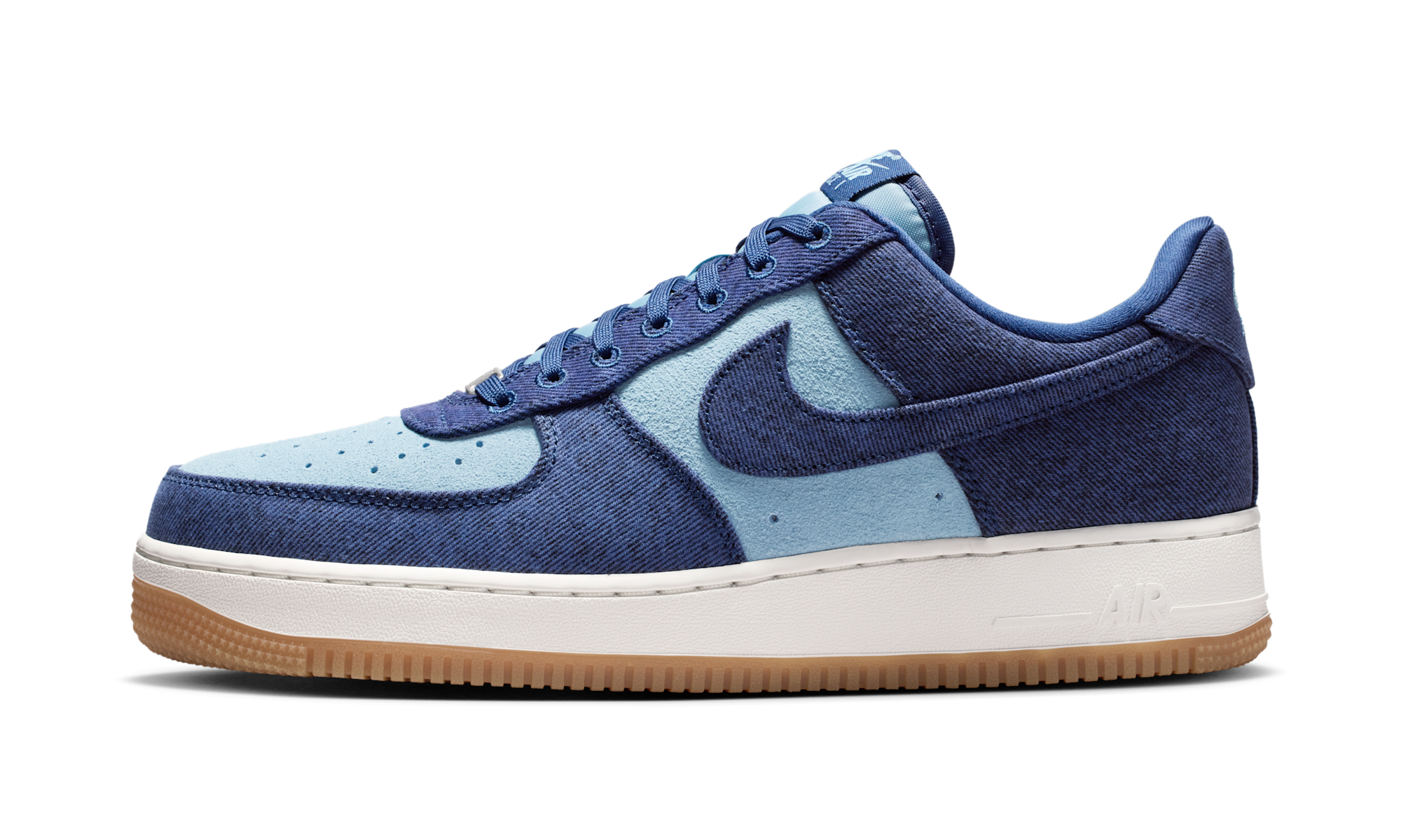 Nike Air Force 1 Low '07 LV8 Denim Navy Worn Blue