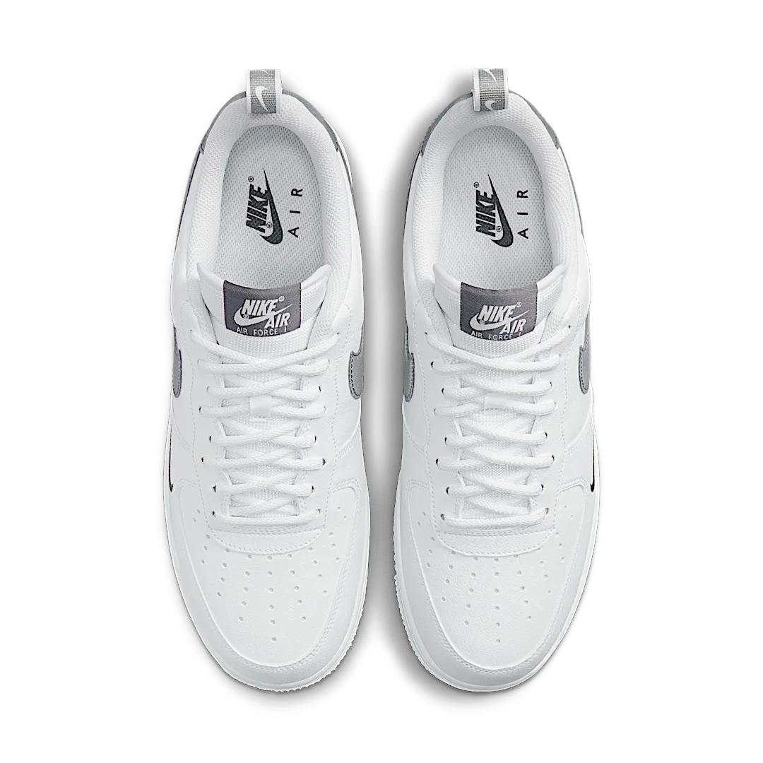 Nike Air Force 1 Low '07 LV8 White Metallic Dark Grey, White/Metallic Dark Grey (DX8967-100)