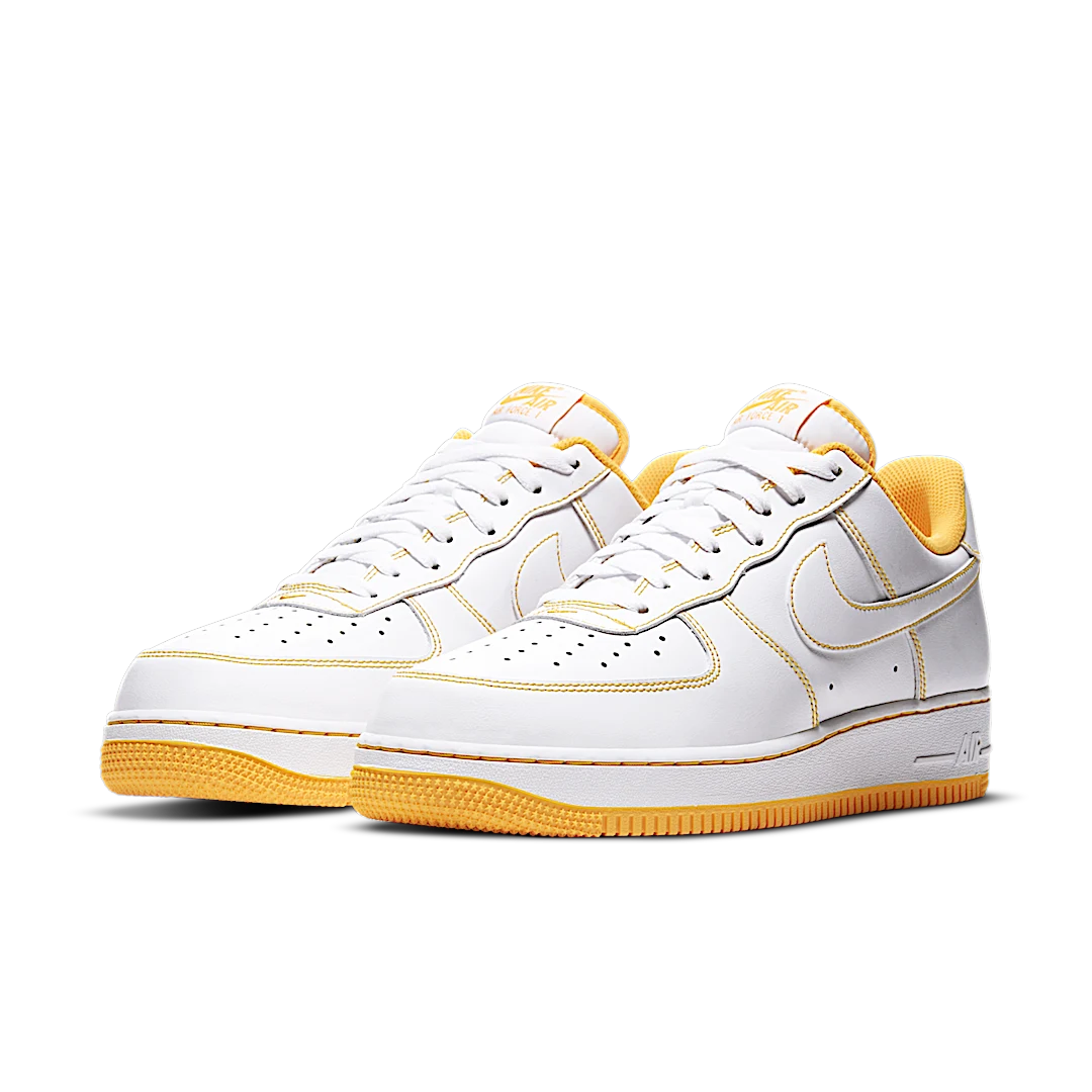 Nike Air Force 1 Low '07 Laser Orange, White/White-Laser Orange (CV1724-102)