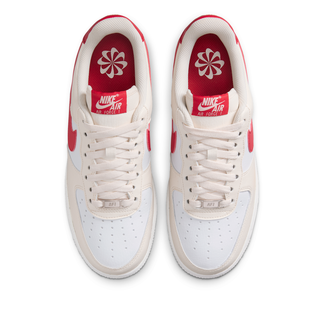 Nike Air Force 1 Low '07 Next Nature Pale Ivory University Red, Pale Ivory/Sail/University Red (DC9486-109)