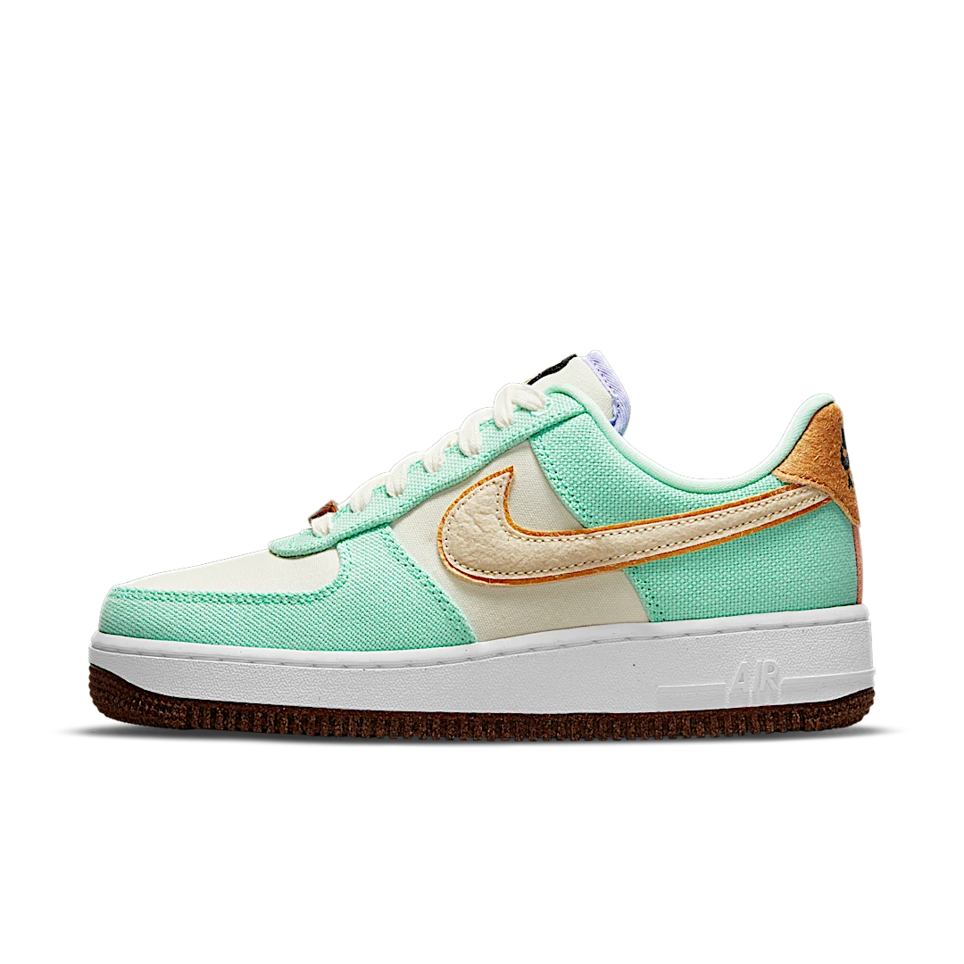 Nike Air Force 1 Low '07 Pinapple, Green Glow/Coconut Milk-Metalic Gold (CZ0268-300)