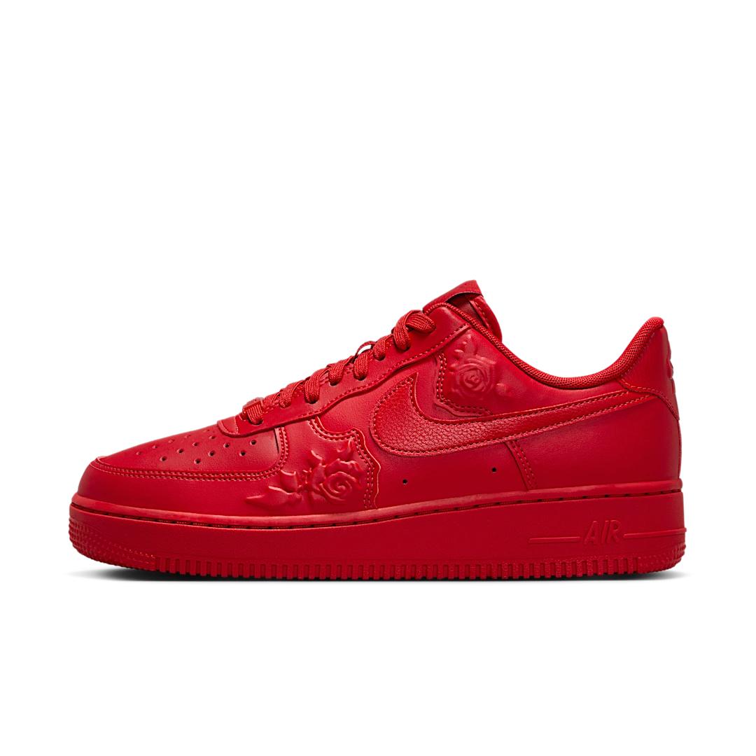 Nike Air Force 1 Low '07 Red Roses, University Red/University Red/Black/University Red (HF2016-600)