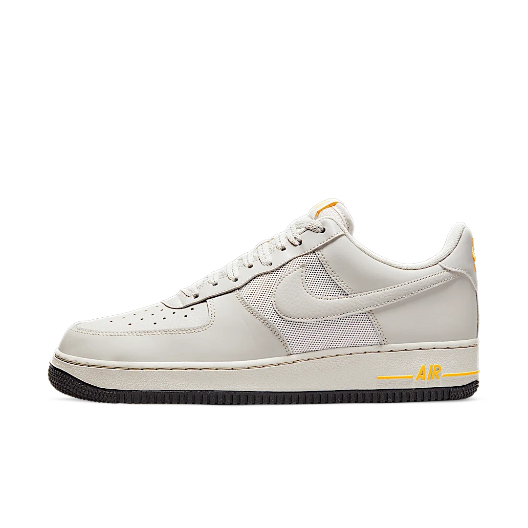 Nike Air Force 1 Low '07 Reflective Light Bone, Light Bone/University Gold/Black/Light Bone (DO6389-002)