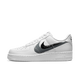 Nike Air Force 1 Low '07 Spray Paint Swoosh White Black Grey