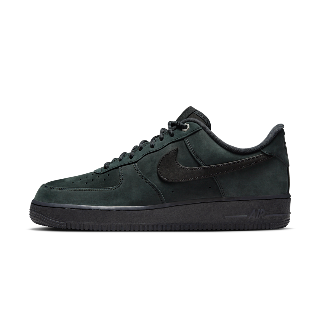 Nike Air Force 1 Low '07 WB Triple Black Nubuck, Black/Black (CJ9179-001)