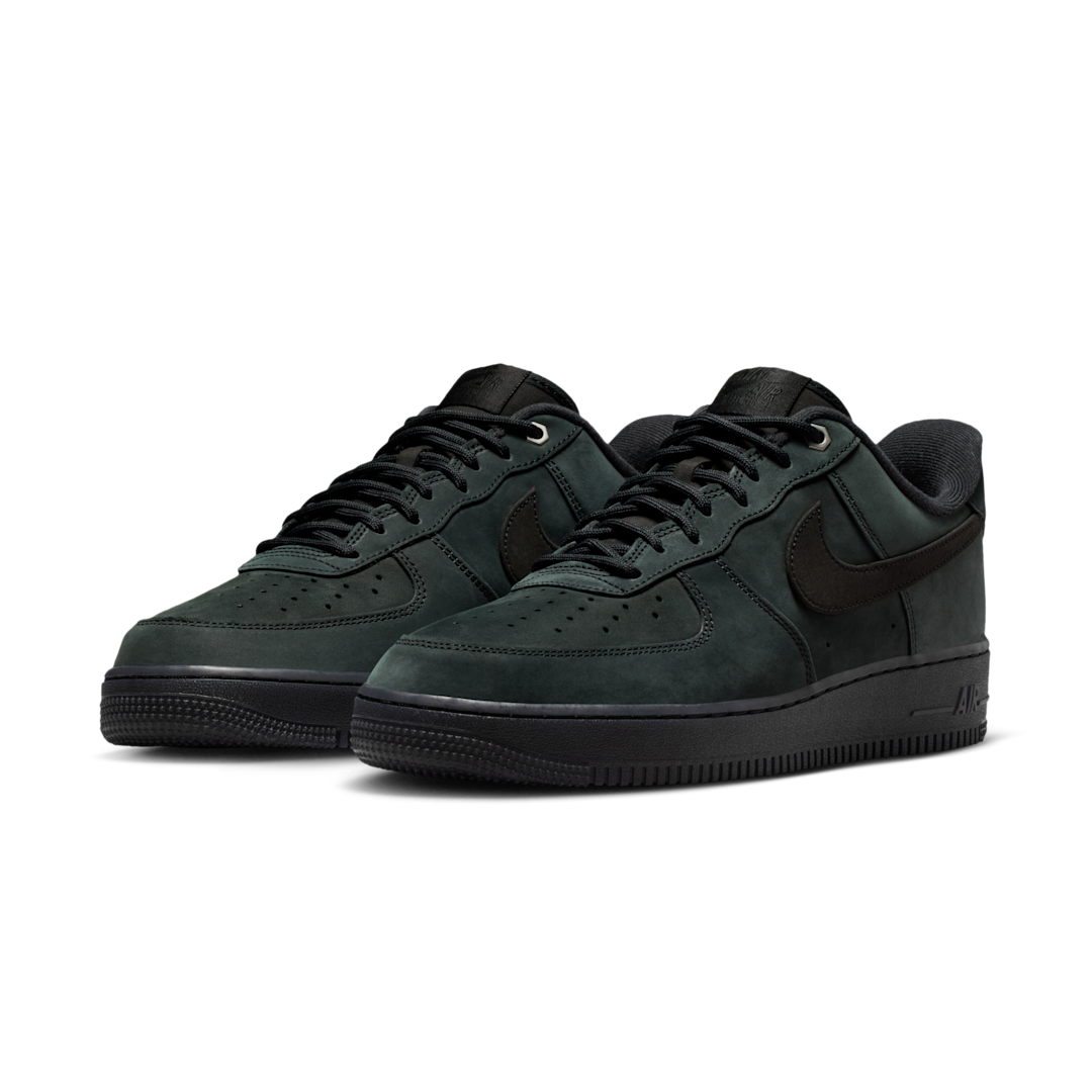Nike Air Force 1 Low '07 WB Triple Black Nubuck, Black/Black (CJ9179-001)