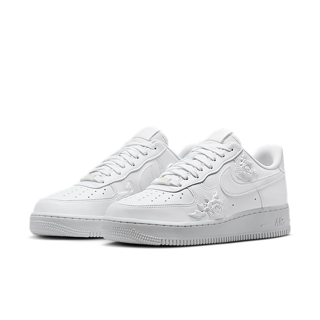 Nike Air Force 1 Low '07 White Roses, White/Black (HF2016-100)