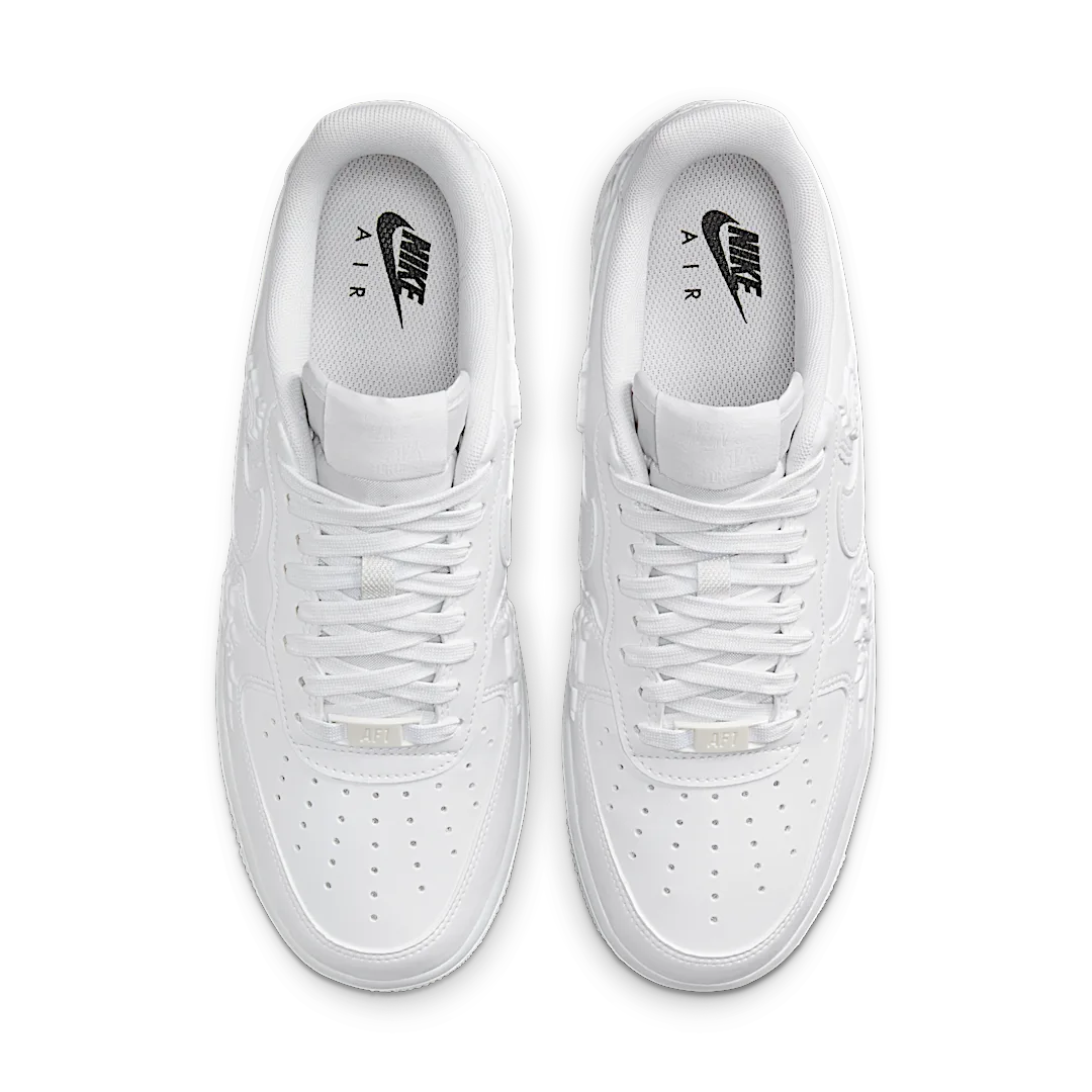 Nike Air Force 1 Low '07 White Roses, White/Black (HF2016-100)