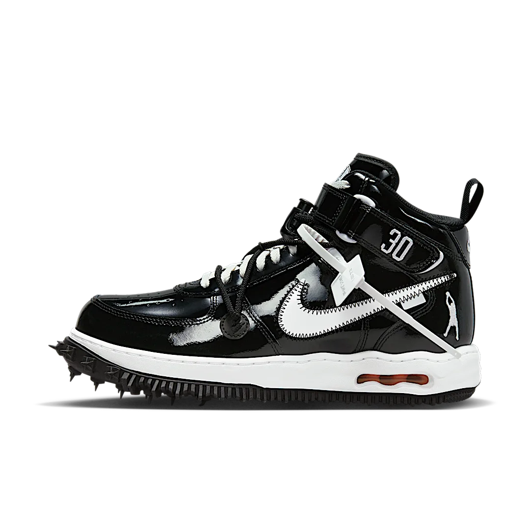 Nike Air Force 1 Mid SP Off-White Sheed, Black/White-White (DR0500-001)