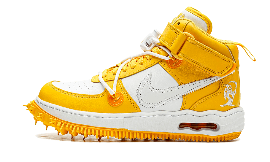 Nike Air Force 1 Mid SP Off-White Varsity Maize, White/White/Varsity Maize (DR0500-101)