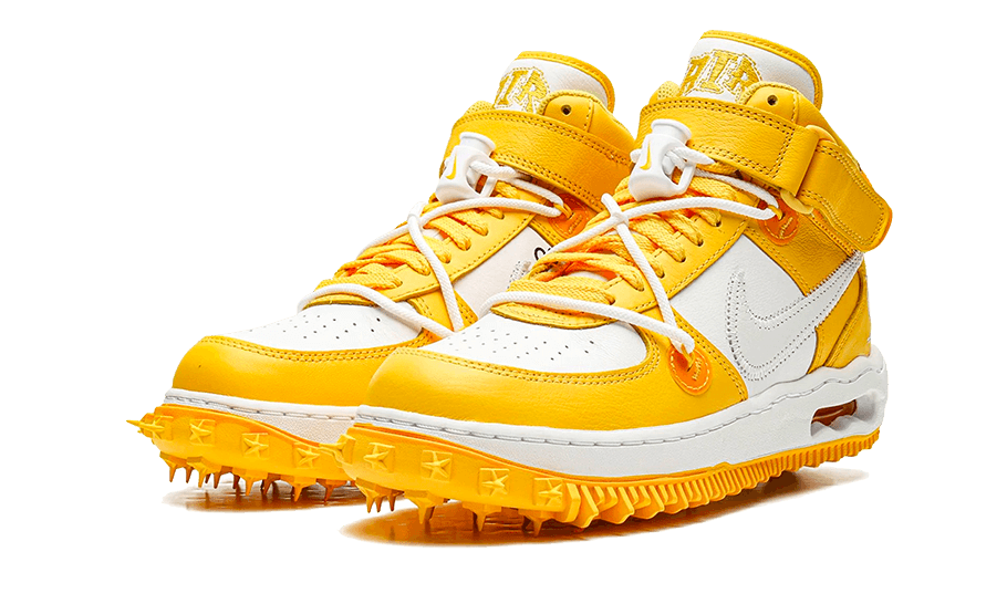 Nike Air Force 1 Mid SP Off-White Varsity Maize, White/White/Varsity Maize (DR0500-101)