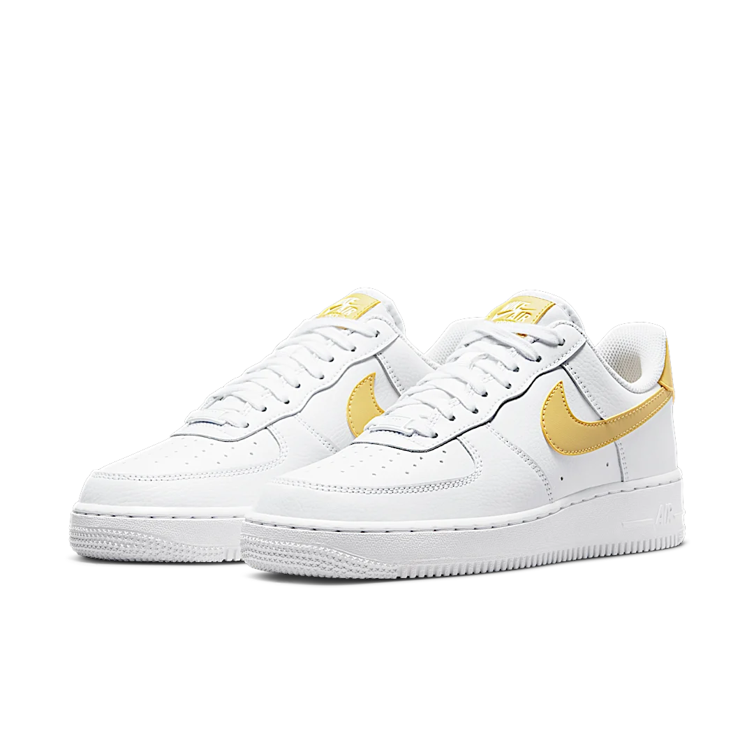 Nike Air Force 1 '07 White Saturn Gold White White, White/Saturn Gold-White-White (315115-170)