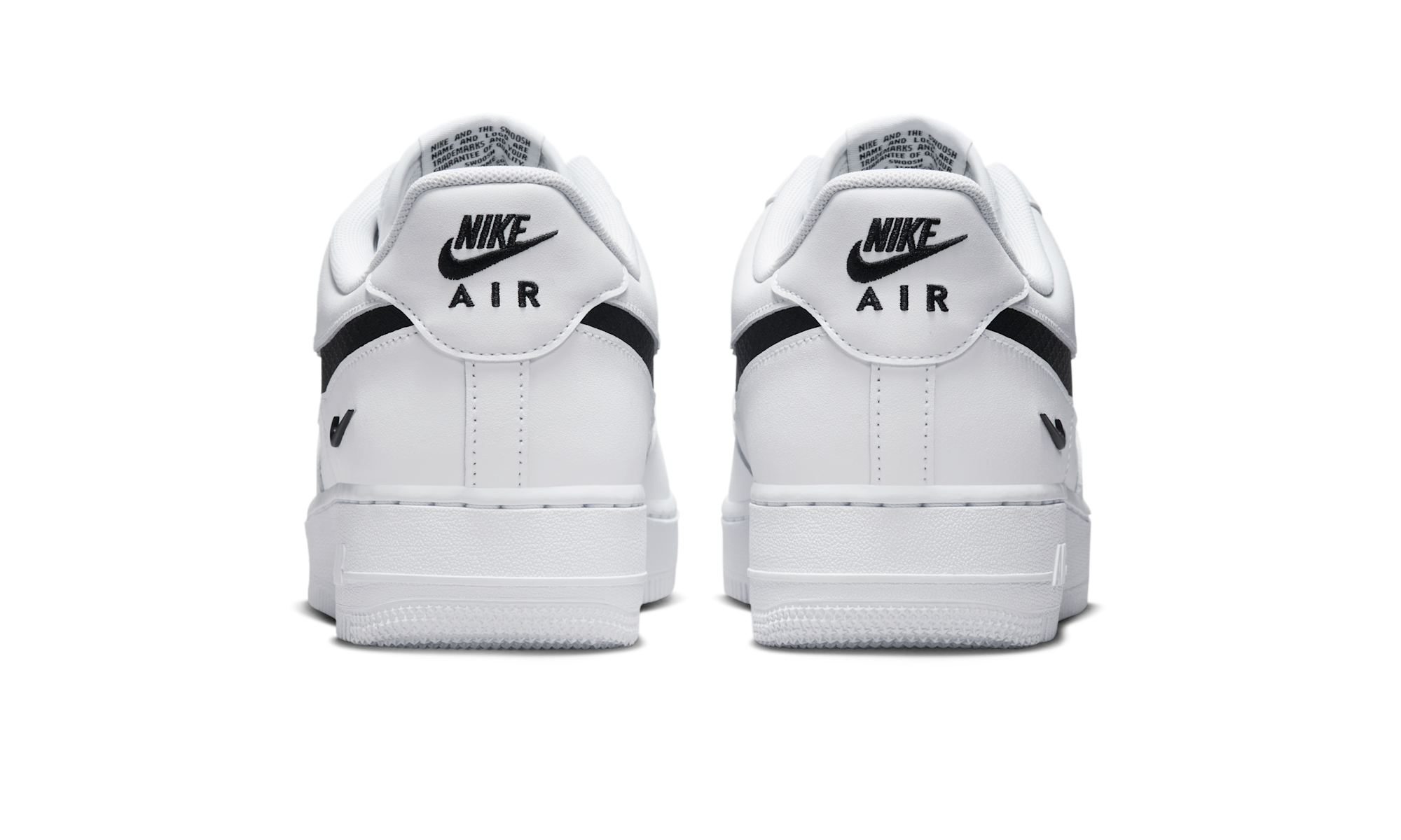 Nike Air Force 1Nylon Swoosh Black White