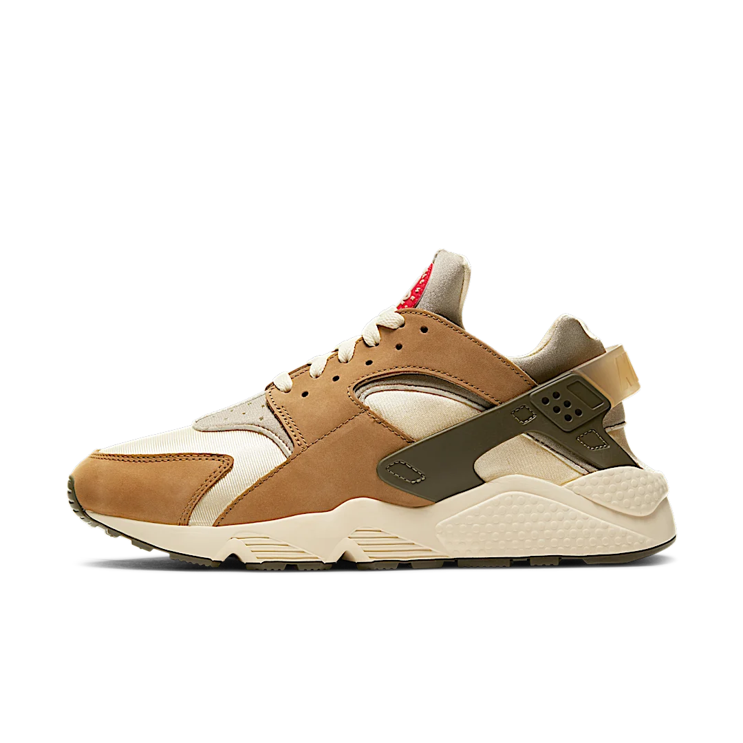 Nike Air Huarache Stussy Desert Oak (2021), Desert Oak/Reed-Light Straw (DD1381-200)