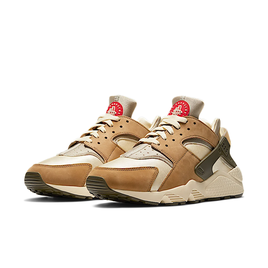 Nike Air Huarache Stussy Desert Oak (2021), Desert Oak/Reed-Light Straw (DD1381-200)